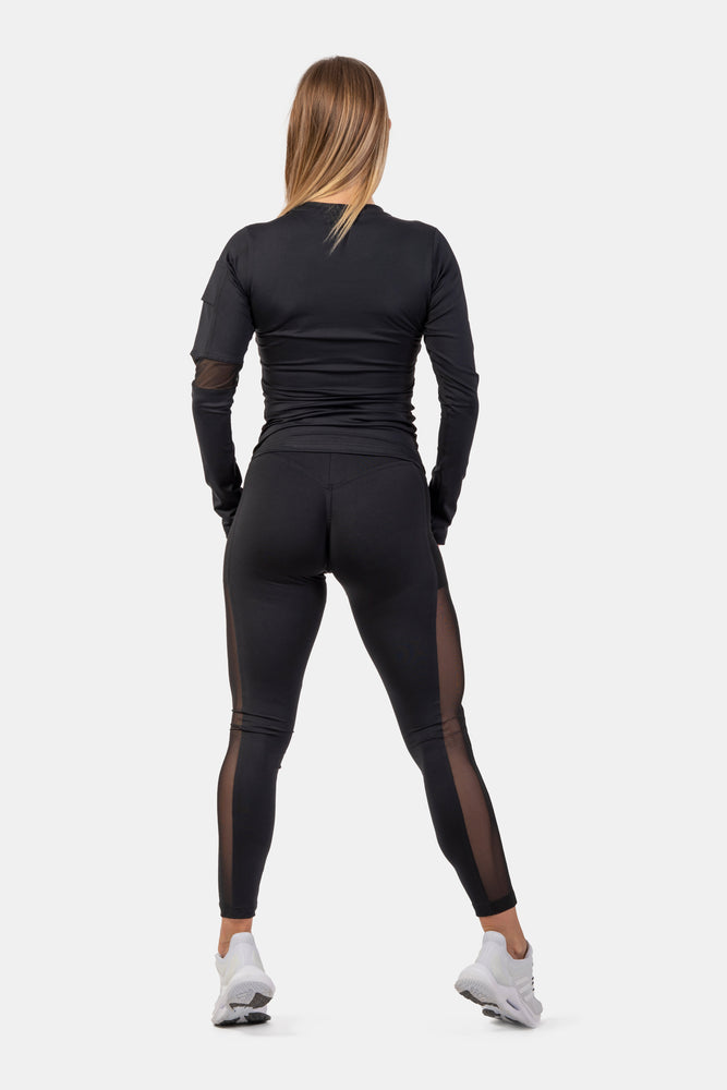 NEBBIA Long Sleeve Smart Pocket Sporty Top 418