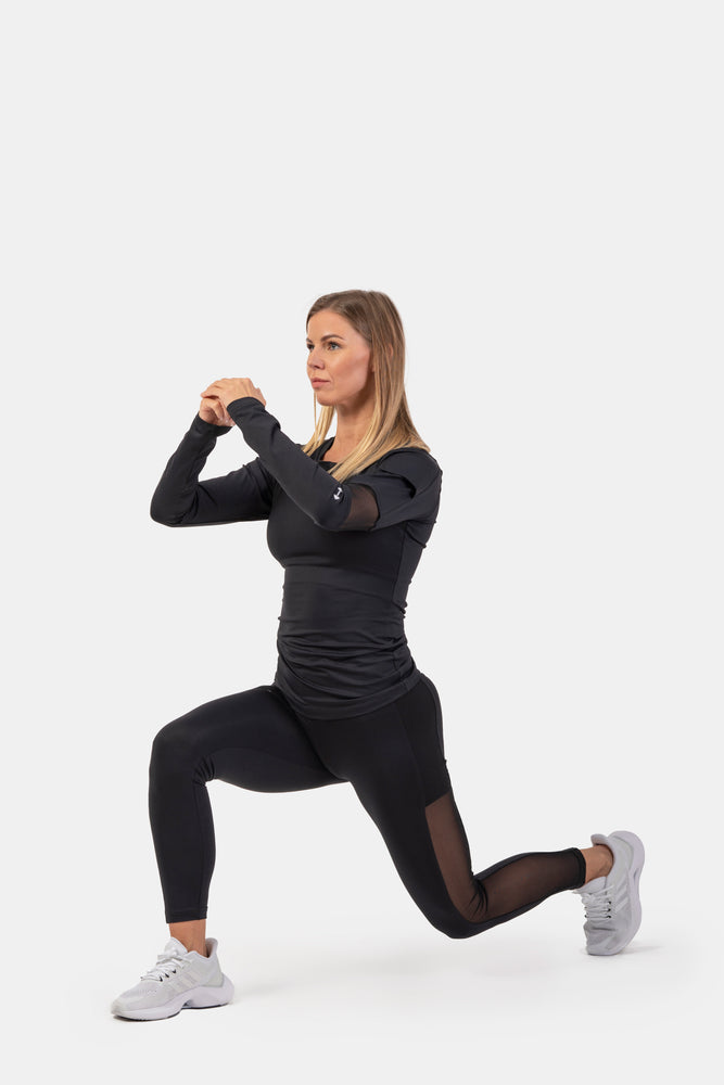 NEBBIA Long Sleeve Smart Pocket Sporty Top 418