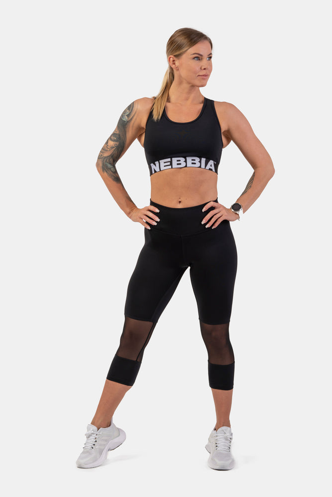 NEBBIA High-Waist ¾ Length Sporty Leggings 406 – VOGABAR