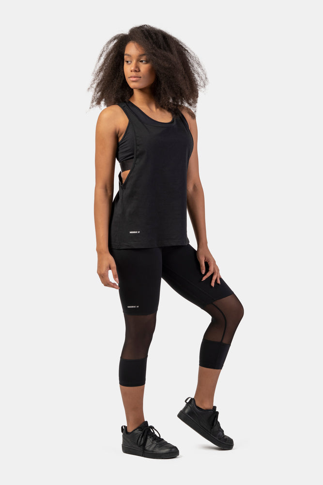 NEBBIA High-Waist ¾ Length Sporty Leggings 406