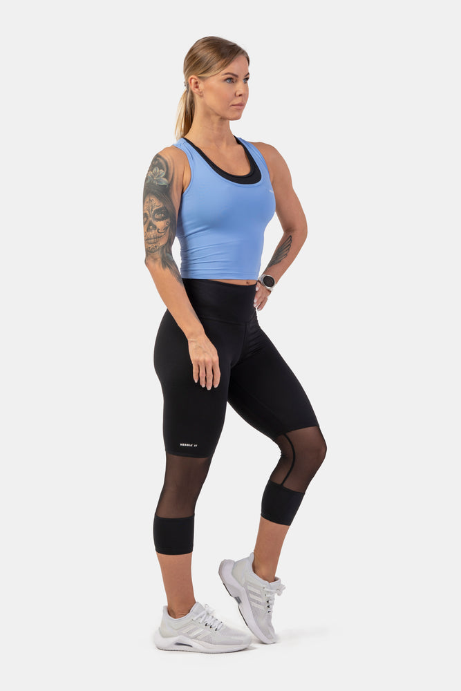 NEBBIA High-Waist ¾ Length Sporty Leggings 406