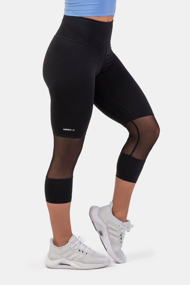 NEBBIA High-Waist ¾ Length Sporty Leggings 406