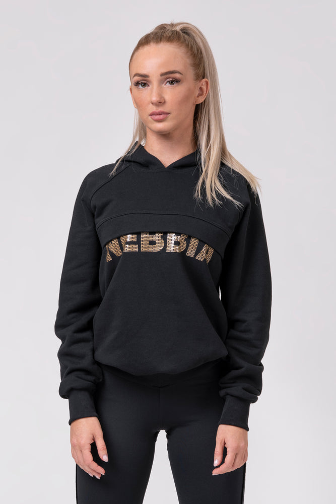 NEBBIA Long Hoodie Intense Focus 825