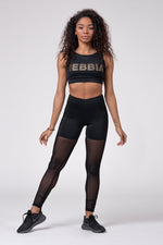 NEBBIA Gold Mesh Mini Top 830